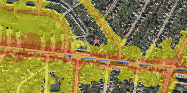 Trafikstøjkort på Marienborg Park 25, 2860 Søborg