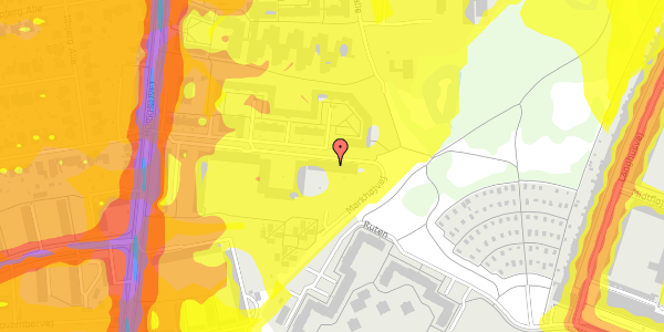 Trafikstøjkort på Mørkhøjvej 142, st. c, 2860 Søborg