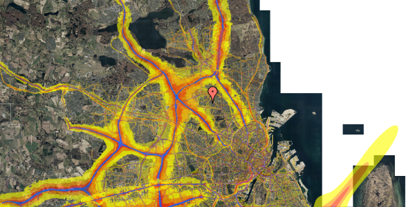 Trafikstøjkort på Rundgården 8, st. th, 2860 Søborg