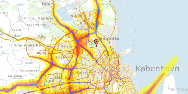 Trafikstøjkort på Runebergs Alle 35, 2860 Søborg