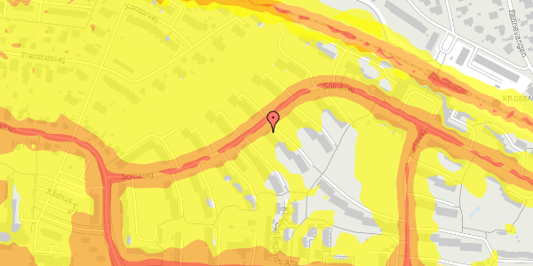 Trafikstøjkort på Solnavej 42, st. th, 2860 Søborg