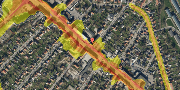 Trafikstøjkort på Søborg Hovedgade 92, st. mf, 2860 Søborg