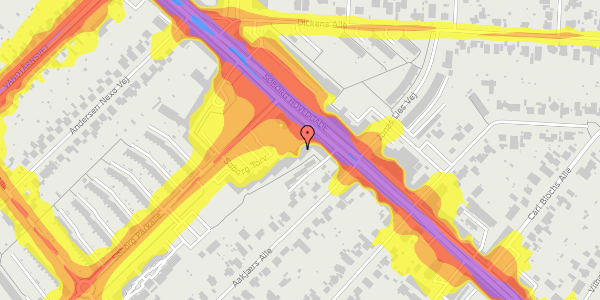 Trafikstøjkort på Søborg Torv 1, 1. 2105, 2860 Søborg