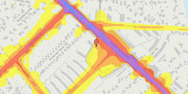 Trafikstøjkort på Søborg Torv 8, 4. 845, 2860 Søborg