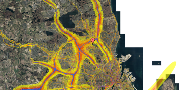 Trafikstøjkort på Vadbro 16, st. tv, 2860 Søborg