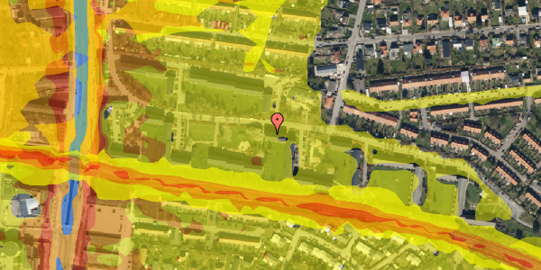 Trafikstøjkort på Vadbro 58, 2. th, 2860 Søborg