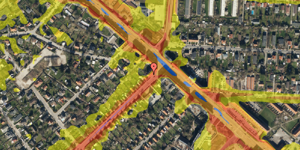 Trafikstøjkort på Vandtårnsvej 4, 2. th, 2860 Søborg