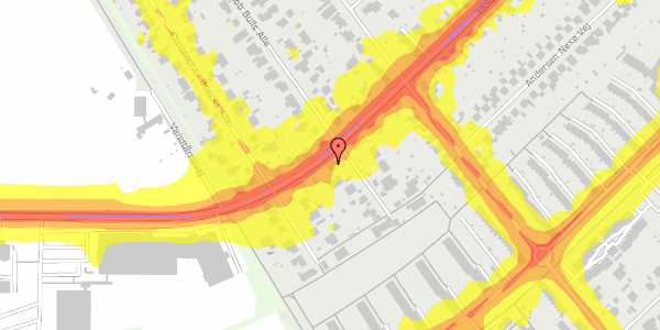 Trafikstøjkort på Vandtårnsvej 47, st. , 2860 Søborg