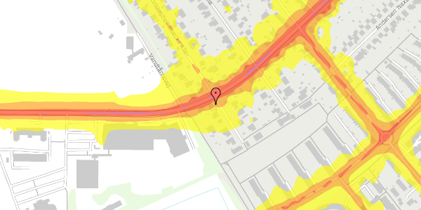 Trafikstøjkort på Vandtårnsvej 51, 2860 Søborg