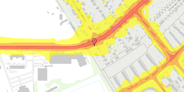 Trafikstøjkort på Vandtårnsvej 53, 2860 Søborg