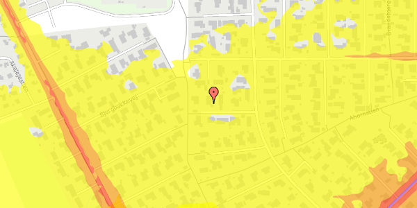 Trafikstøjkort på Ejbydalsvej 77, 2600 Glostrup