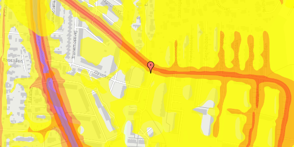 Trafikstøjkort på Gyvelvej 2, st. th, 2600 Glostrup