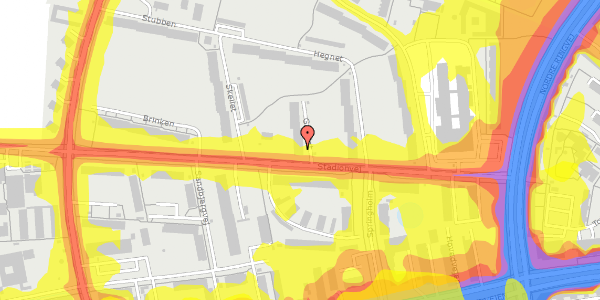 Trafikstøjkort på Gærdet 1, st. tv, 2600 Glostrup