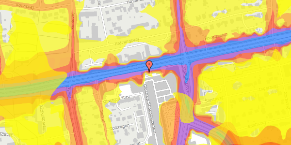 Trafikstøjkort på Hovedvejen 87, 2. th, 2600 Glostrup