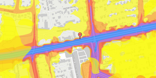 Trafikstøjkort på Hovedvejen 106, 2. th, 2600 Glostrup