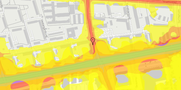 Trafikstøjkort på Sportsvej 5, st. th, 2600 Glostrup