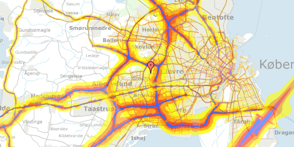 Trafikstøjkort på Stenager 194, 1. th, 2600 Glostrup