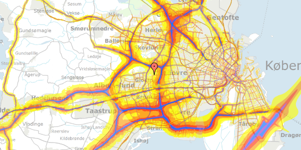 Trafikstøjkort på Stenager 199, st. th, 2600 Glostrup