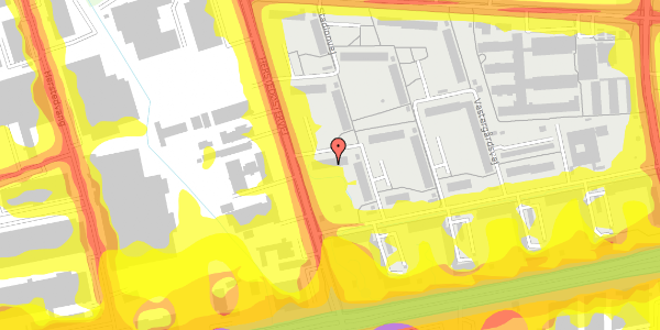 Trafikstøjkort på Vestergårdsvej 76, st. th, 2600 Glostrup