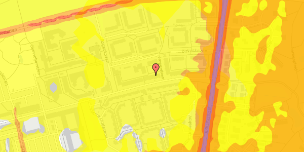 Trafikstøjkort på Bøgeskoven 207, st. th, 2600 Glostrup