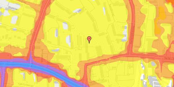 Trafikstøjkort på Herlev Bygade 76D, 1. tv, 2730 Herlev