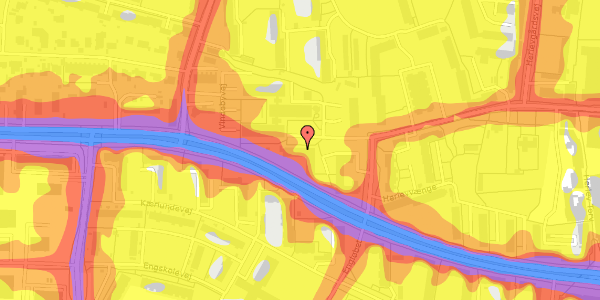 Trafikstøjkort på Herlev Bygade 92D, st. 4, 2730 Herlev