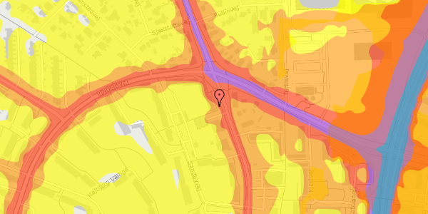 Trafikstøjkort på Herlevgårdsvej 27, 2. th, 2730 Herlev