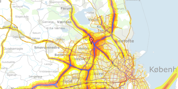 Trafikstøjkort på Ingefærhaven 49, 2730 Herlev