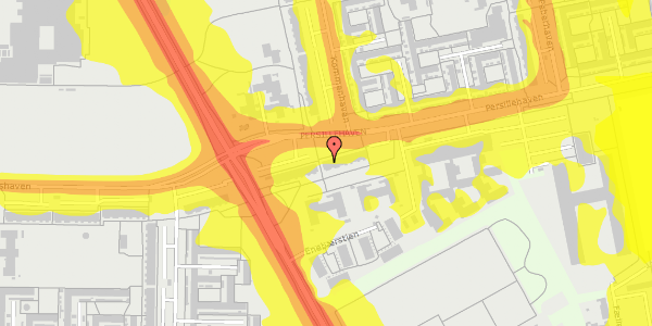 Trafikstøjkort på Persillehaven 10, 2. th, 2730 Herlev