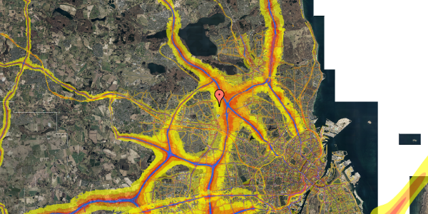 Trafikstøjkort på Persillehaven 40, st. 2109, 2730 Herlev