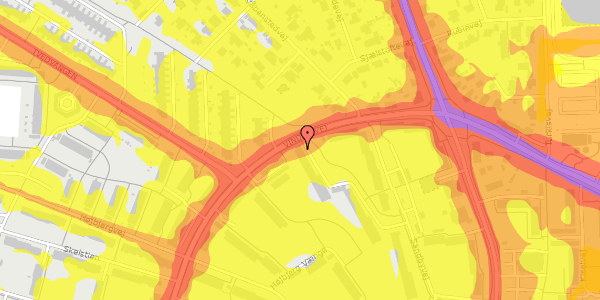 Trafikstøjkort på Sandbyvej 38, 1. , 2730 Herlev