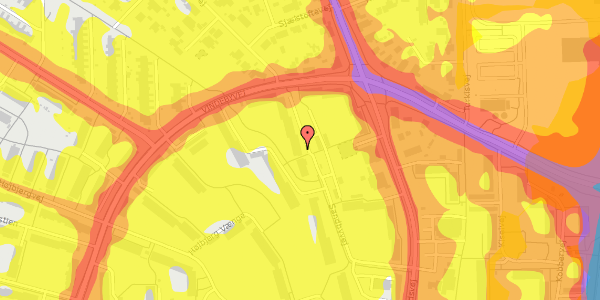 Trafikstøjkort på Sandbyvej 39, 1. th, 2730 Herlev