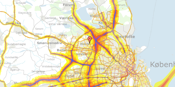 Trafikstøjkort på Stokkemarkevej 41, 2730 Herlev