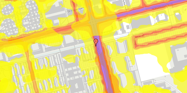 Trafikstøjkort på Oksens Kvt 2F, 2620 Albertslund