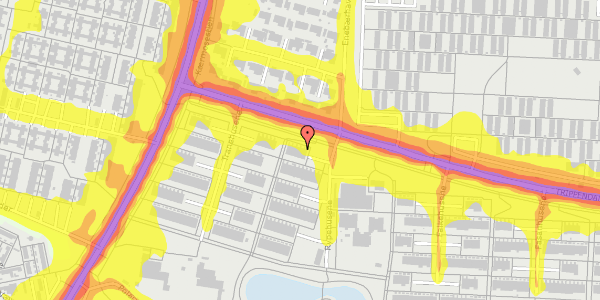 Trafikstøjkort på Rypehusene 4, 2620 Albertslund