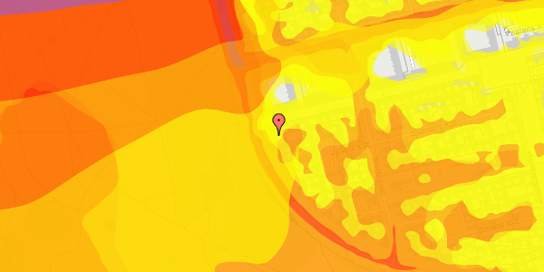 Trafikstøjkort på Uglens Kvt 14A, 2620 Albertslund