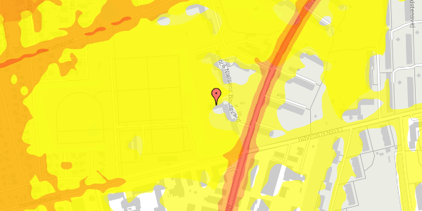 Trafikstøjkort på Arnold Nielsens Boulevard 46, 3. th, 2650 Hvidovre