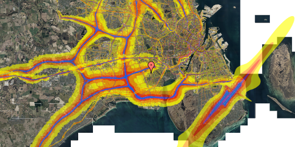 Trafikstøjkort på Arnold Nielsens Boulevard 48, 1. th, 2650 Hvidovre