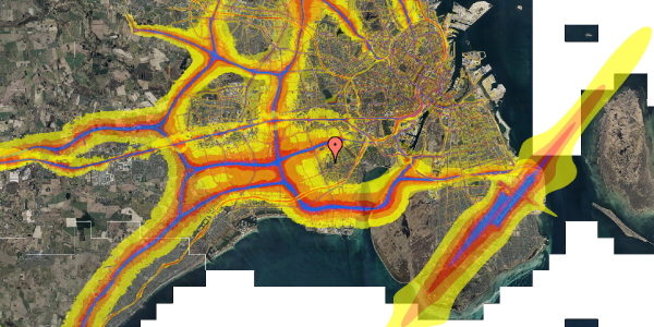 Trafikstøjkort på Arnold Nielsens Boulevard 99, st. , 2650 Hvidovre