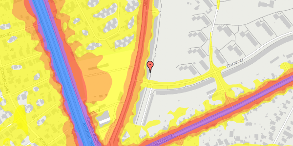 Trafikstøjkort på Arnold Nielsens Boulevard 157, st. th, 2650 Hvidovre