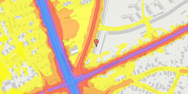 Trafikstøjkort på Arnold Nielsens Boulevard 173, 1. tv, 2650 Hvidovre