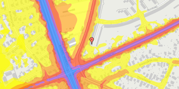 Trafikstøjkort på Arnold Nielsens Boulevard 177, st. th, 2650 Hvidovre