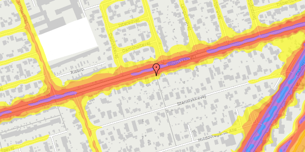 Trafikstøjkort på Brostykkevej 51, 2650 Hvidovre