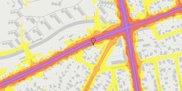 Trafikstøjkort på Brostykkevej 139, 2650 Hvidovre