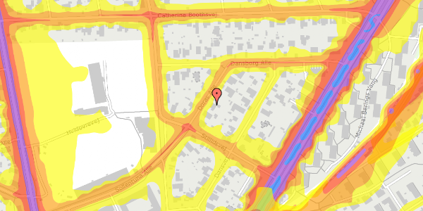 Trafikstøjkort på Doras Alle 9, 2650 Hvidovre