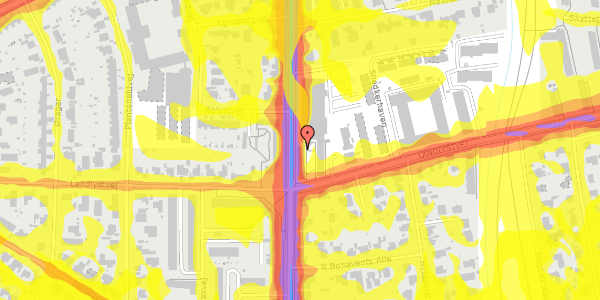 Trafikstøjkort på Hvidovrevej 83, st. 4, 2650 Hvidovre