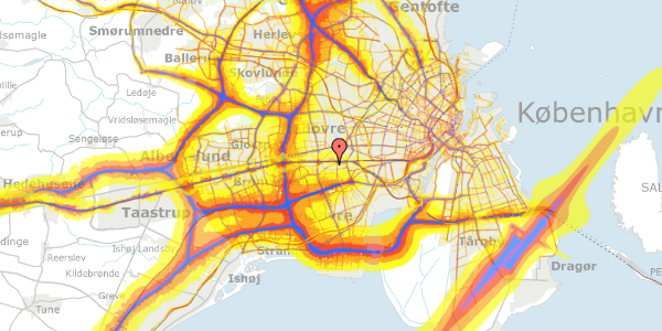 Trafikstøjkort på Kløverprisvej 44, 2650 Hvidovre