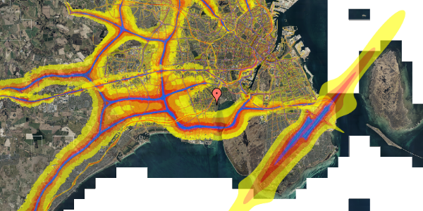 Trafikstøjkort på Kærstykkevej 10, 2650 Hvidovre