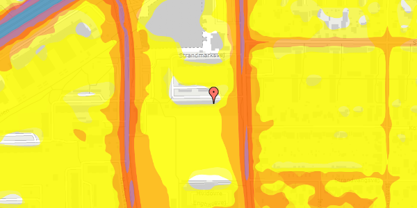 Trafikstøjkort på Strandmarksvej 64, st. tv, 2650 Hvidovre
