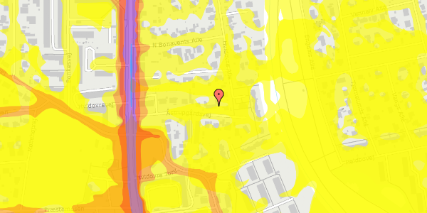 Trafikstøjkort på Åstrupgårdsvej 9B, 2650 Hvidovre
